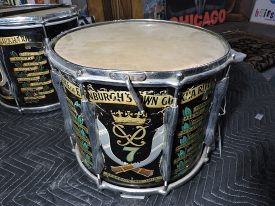 7th DUKE OF EDINBURGH'S GURKAHA RIFLES - Hand Painted Battle-Themed Drum