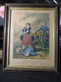 MOLLY PITCHER - Women of '76 - Framed Print - Vintage / Apprx 16