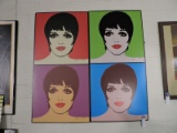 Giant Andy Warhol Style - Liza Minnelli Wall Art (reproduction of the piece that started it all….)