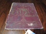 1908 PEERLESS ATLAS of the WORLD - with Fold-Out Color Maps / Antique