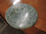 Round Marble Cutting board with Beveled Edges -- 13.25