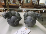 Set of 2 Penn State Nittany Lion Statues / Each is 5