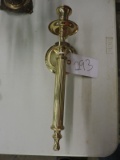 Single Brass Wall Sconce Candle Holder / 14