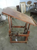 Antique Adjustable Miniture Drafting Table - by Anthony & Scovill Co. - circa 1901