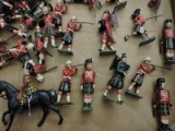 Antique Toy Soldiers - Appear to be Scottish / Apprx 75+ Pieces / Steel, not Lead ???