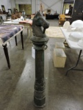 Formal Equestrian Hitching Post - All Metal Construction -- 48