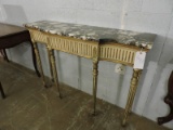 Hallway / Foyer Table with Marble Top / 49