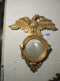 Ornate Gold Eagle Mirror - Guilded Wood Construction - Made in Spain