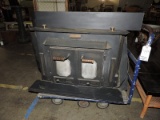 Wood Burning Fireplace Insert - Electric Blower / Fits 36
