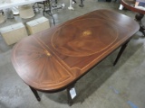 Formal Parlor / Foyer Table - Inlaid Wood Design - Absolutely Beautiful