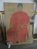 Large Antique CHINESE ELDER PAINTING - Good Condition for the Age / no frame
