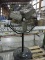 Commercial Grade Adjustable Height WAREHOUSE FAN / Free-Standing / 32