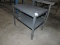 Industrial Steel 2-Level Utility Table / Adjustable Height / 36