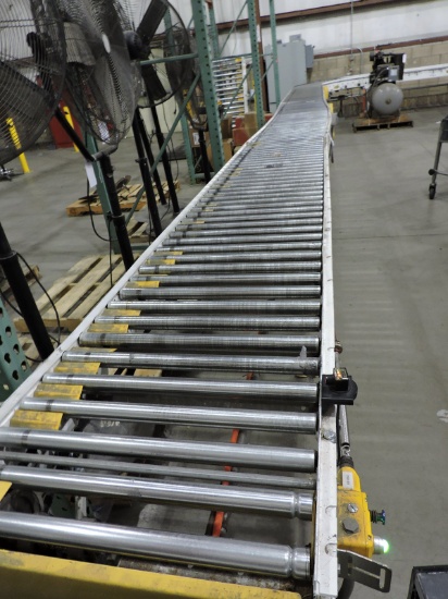 HYTROL Brand Commercial Conveyor System with 2 Bends & Bridge / 335'+ Overall