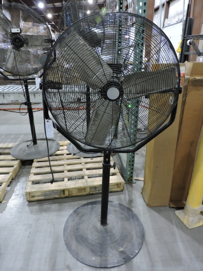 Commercial Grade Adjustable Height WAREHOUSE FAN / Free-Standing / 32" Wide