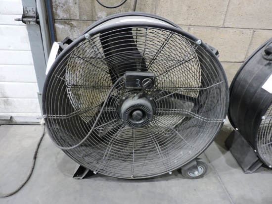 24" High-Velocity Rolling Warehouse Fan - Portable