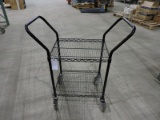 Rolling Steel 2-Level Wire Cart / 37