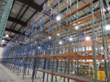 5-Sections of Pallet Rack / 17 Shelves -- 6 Uprights 42