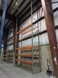 Single Section of Pallet Rack with 4-Shelves / 2 Uprights 28' Tall X 42