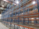 7-Sections of Pallet Rack / 21 Shelves -- 8 Uprights 42