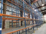 7-Sections of Pallet Rack / 17 Shelves -- 8 Uprights 42