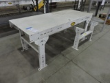 HYTROL Brand Conveyor Table and Spare Leg / Table is 24