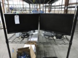 Pair of Matching DELL Flat Screen 21