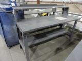 All Steel Multi-Level Work Table / Work Bench - Adjustable Height