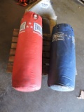 Pair of EVERLAST Brand Heavy Bags / Tall Punching Bags - Bags only, no hanging hardware