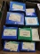 Variety of Flat Head, Slotted & Philips Steel / Zinc Screws -- Approx 9 Boxes