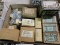 Variety of Assorted Brass, Steel & Zinc Wood Screws -- Apprx 8 Boxes