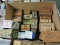 Variety of Assorted Brass, Steel & Zinc Wood Screws -- Apprx 21 Boxes