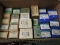 Variety of Assorted Round Head Zinc, Steel & Blued Wood Screws -- Apprx 24 Boxes