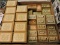Variety of Assorted Round & Flat Brass, Steel & Blued Wood Screws -- Apprx 32 Boxes