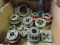 A Variety of RIDGID Threading Die Heads and Accessories - Used - 11 Pieces