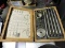 Antique NUWAY Faucet & Valve Reseating Tools - with Directions & Wooden Case