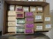 Apprx 35 Boxes of VARIOUS ROUND HEAD WOOD SCREWS - Most Boxes Full / New