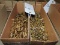 Small multi boxed assortment of BRASS screws -  2 boxes total