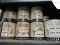 Assortment of paints, varnishes, stains, etc.