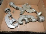 4 Assorted Small RIDGID Pipe Cutters - some are New, some used