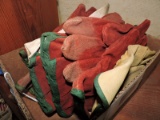 Lot of Heavy Duty Suede Work Gloves - 4 Pairs and 2 Extras