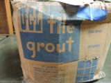 case of  tile grout