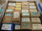 Apprx 24 Boxes of VARIOUS FLAT HEAD WOOD SCREWS - Most Boxes Full / New