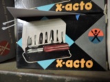 Vintage X-ACTO Brand # 77 - Carving Set - Brand New in the Box (1971)