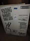 Pair of Folding Banquet Table Legs