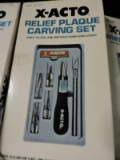 Vintage X-ACTO Brand # 5101 - Relief Plaque Carving Set - Brand New in the Box