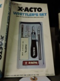 Vintage X-ACTO Brand # 5102 - Whittler's Set - Brand New in the Box