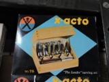 Vintage X-ACTO Brand # 75 - 'THE LEADER' Carving Set - Brand New in the Box (1971)