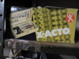 Vintage X-ACTO Brand # 5086 - 'The Crafter' Tool Set - Brand New in the Box (1974)