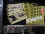 Vintage X-ACTO Brand # 5086 - 'The Crafter' Tool Set - Brand New in the Box (1974)